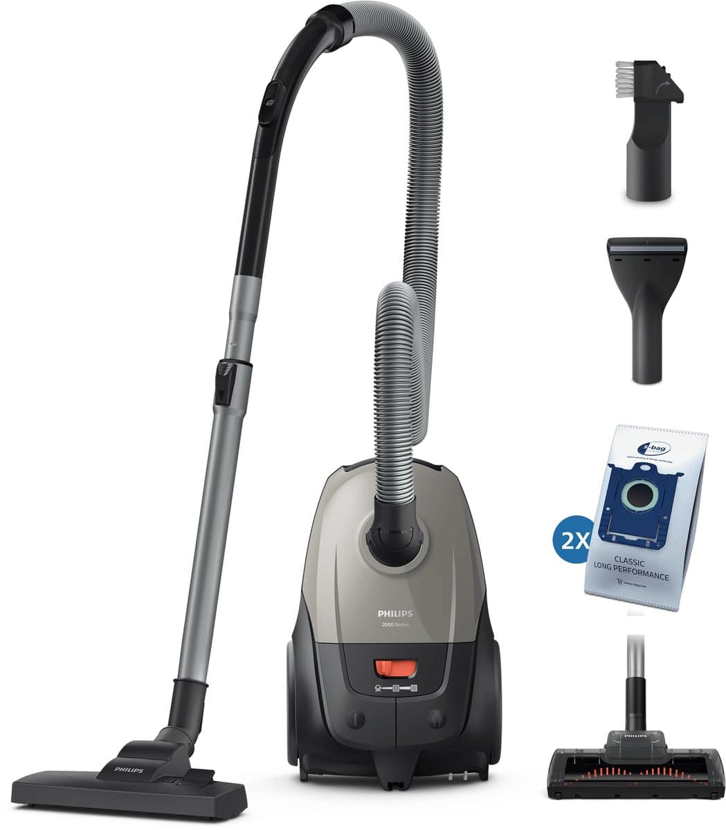 Philips XD2152/12 Stofzuiger met Zak – 800W – HEPA-filter – 3L Stofcapaciteit – Compact & Lichtgewicht — afbeelding 1
