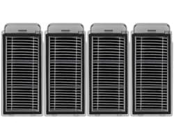 Dailygoods- HEPA-filters 4 Stuks - Vervangende Filters - Compatibel met Dreame X50 Ultra/L50 Ultra/L40S Pro Ultra - Filterkit - Accessoireset - Hoogwaardige filtratie - Stofzuigerfilters