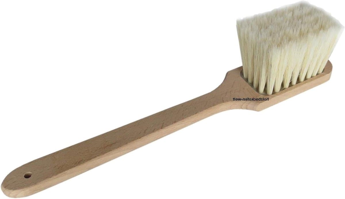 Broodveger Hout - Broodkruimel - Aanrecht Schoon - 7 Rijen Borstels - 41.5 cm - Beige — afbeelding 1