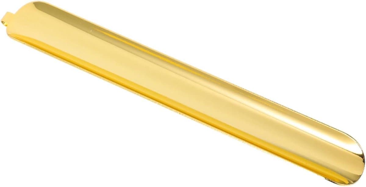 Kruimelveger Tafelmodel - Kruimelschraper Serveerhulp - Tafels Schoonmaken - Met Kledingclip - 15.5 cm - Goud — afbeelding 1