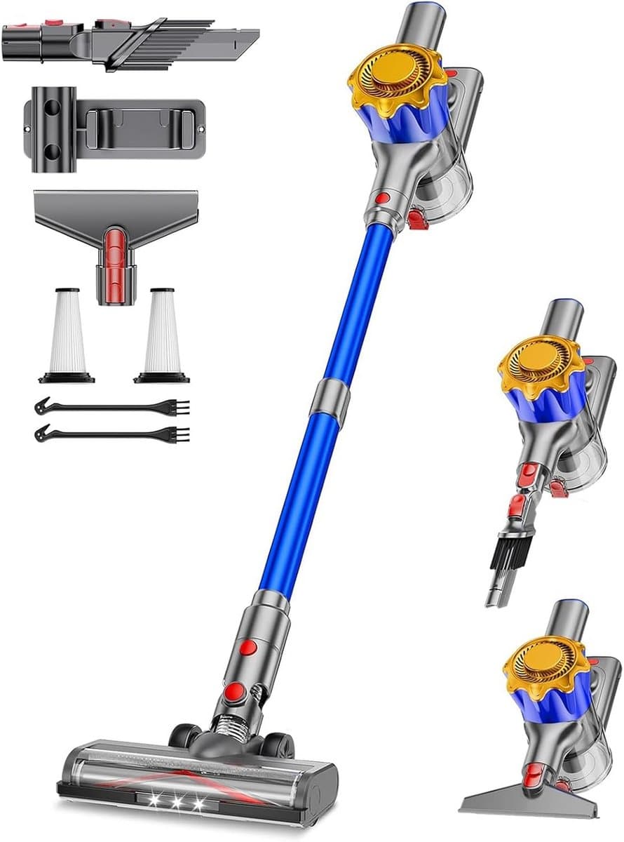 Krachtige Draadloze Steelstofzuiger 600W Hoge Zuigkracht — afbeelding 1