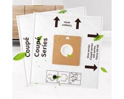 Dailygoody - Stofzuigerzakken Nilfisk Coupe Neo - 12 Stuks - Sterke Kwaliteit - Geschikt voor Nilfisk One - Vervangende Zak - Ideaal voor Huishoudens ...