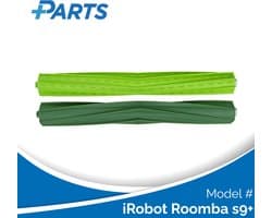 iRobot Roomba s9+ Borstels (2 Stuks, Plus.Parts® alternatief voor 4655987 )