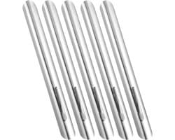 Kruimelveger 5-delig - Tafelreiniger - Snel Tafel Schoonmaken - Ergonomisch Handvat - 15 cm - Zilver