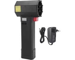 Elektrische Bladblazer - Draadloze Luchtblazer - Stofvrij Maken - 4 Snelheidsstanden - 4000 mAh Batterij - Zwart
