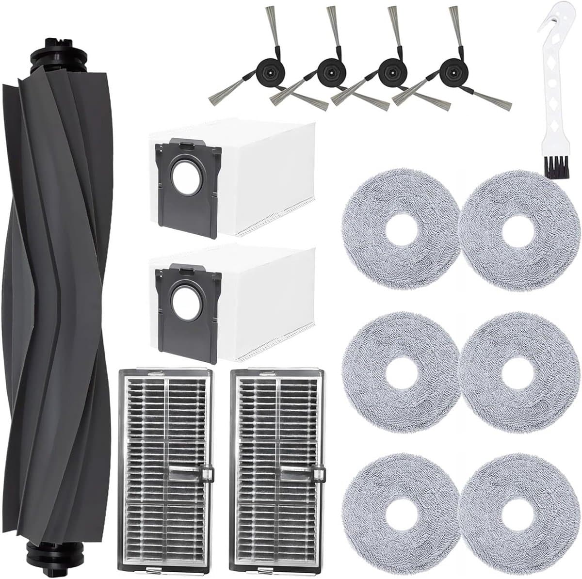 Accessoireset Geschikt voor robotstofzuiger — Dreame compatibel met X40 Ultra Complete / X40 Pro / S30 Pro Ultra, complete reinigingsset — afbeelding 1