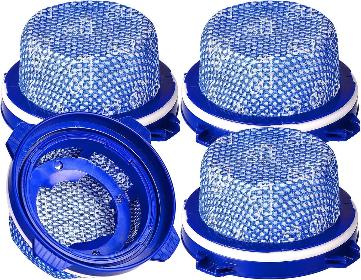 4stuks - Filter -Stofzuigerfilter - geschikt voor Samsung Jet 60 70 70+ 75 75+ 90 - Vervangt DJ9702649A - Vervangingsfilters voor Draadloze Stofzuiger- Wasbaar — afbeelding 1