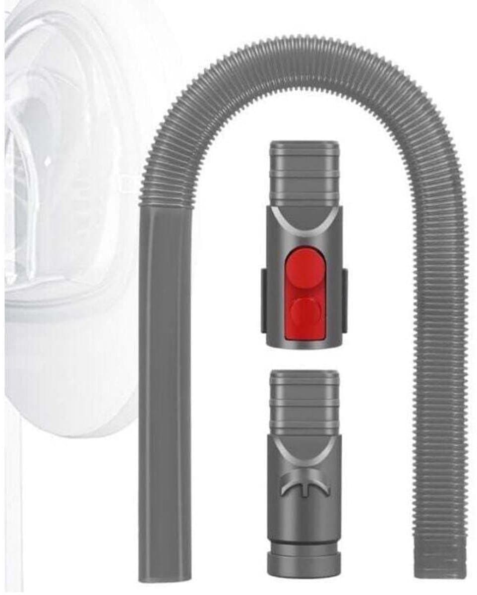 Lange, flexibele, platte kierenzuigmond, compatibel Geschikt voor Dyson V6 V7 V8 V10 V11 V12 V15, stofzuigeraccessoire Geschikt voor het verwijderen van pluizen uit wasdrogers, ventilatieroosters en auto's. — afbeelding 1