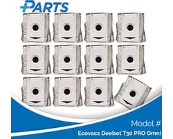Ecovacs Deebot T30 PRO Omni Stofzakken (12 Stuks, Plus.Parts® alternatief voor DDB030031)