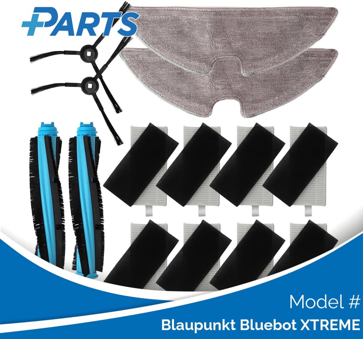 Blaupunkt Bluebot XTREME Onderhoudsset (Plus.Parts® alternatief voor BPK-BHXTE1) — afbeelding 1