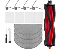 Allecto Plus - Accessoireset voor robotstofzuigers - Hoofdborstel, HEPA-filters, Reinigingsdoeken, Zijborstels - Roborock Q7 M5 / Q7 L5