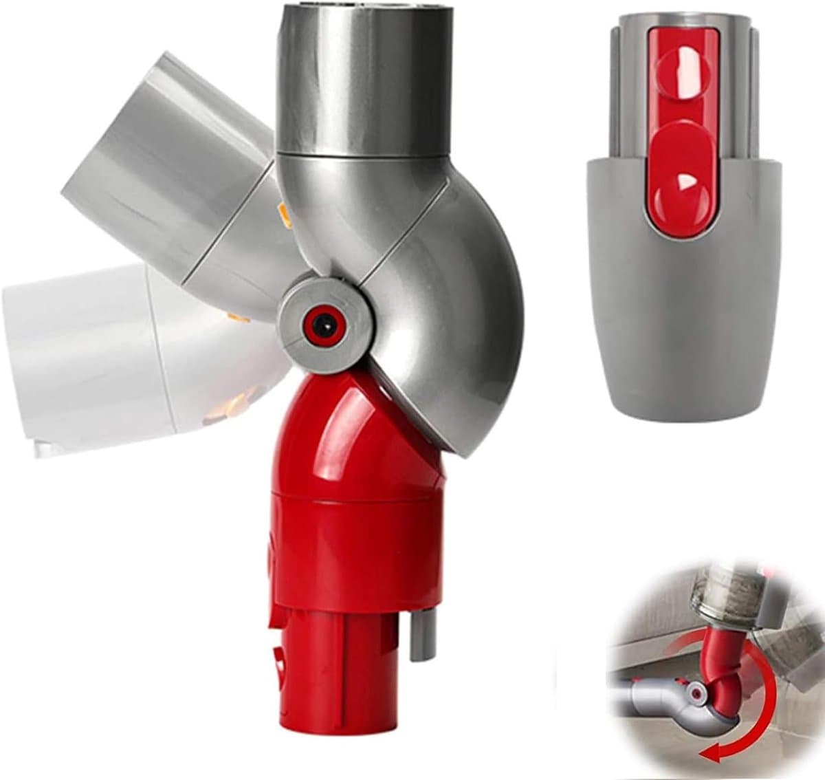 Stofzuigeronderdelen Adapters - Geschikt Voor Dysons Vacuum V7 V8 V10 V11 - Snelontgrendelingsadapter - Gereedschap Onderste adapter - 967762-01 - Reinigingsgereedschap — afbeelding 1