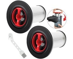 Twee stofzuigerfilterpatronen, vervangingsfilters Geschikt voor Bosch Gen2/8-serie/S8-stofzuigers, vervangingsfilterpatronen en filterchips.