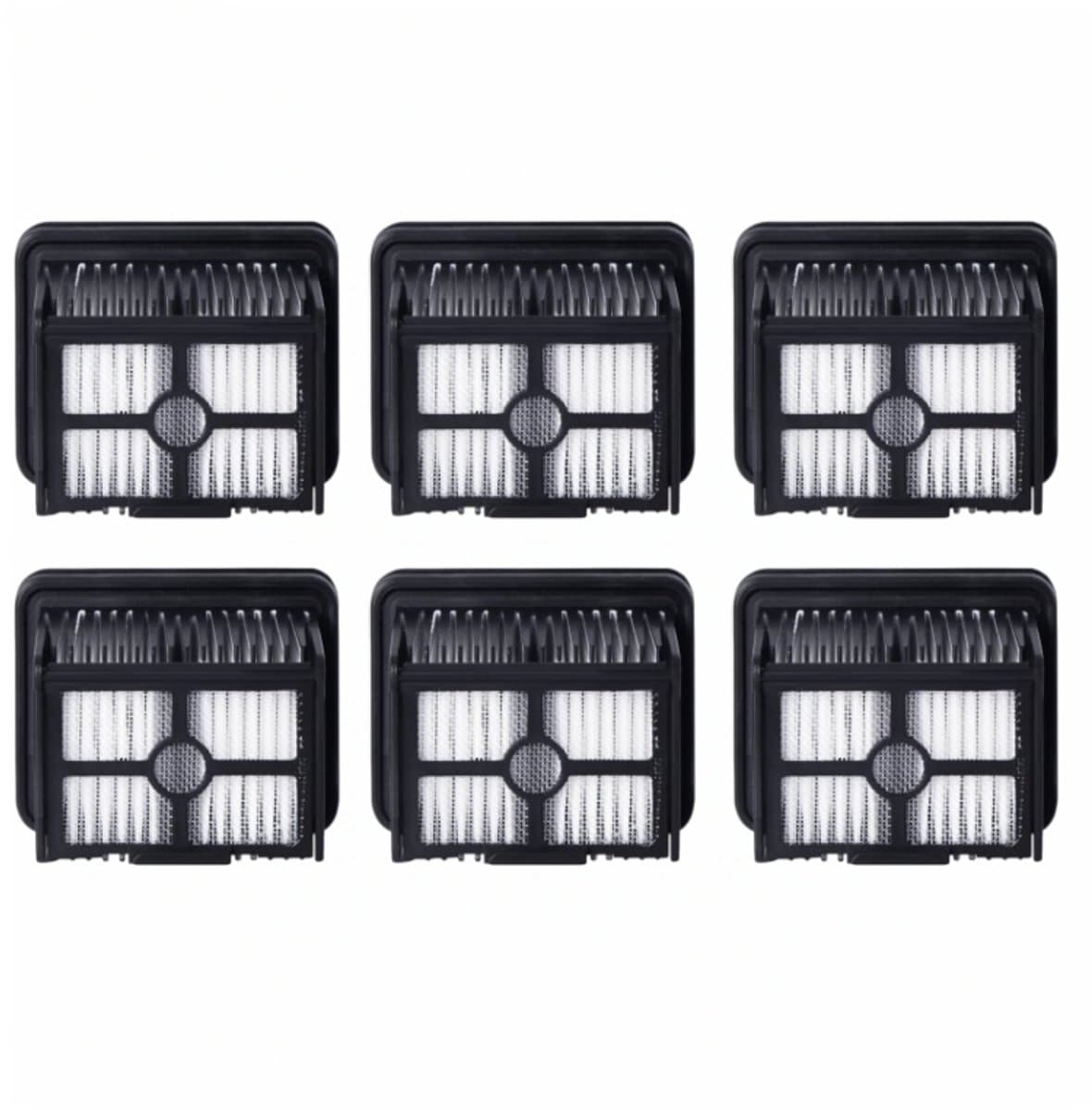 HEPA-filters - 6 Stuks - Geschikt voor Dreame H12 Pro, H12 Pro Plus M12, M13, M13S Draadloze Nat- en Droogzuiger — afbeelding 1