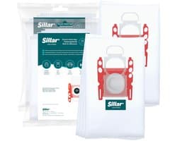 Sillar Stofzuigerzakken synthetisch - anti-allergeen - 4 filterlagen - vervanging voor BBZ41FGALL/ 17000940 /17003048 - geschikt voor stofzuigers Bosch GL20 GL30 GL45 Serie 2 4 6 8 Compaxx, Siemens - 8 stuks