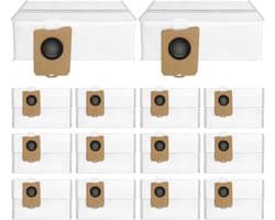 14 stuks vervangende stofzakken - geschikt voor Narwal Flow - Freo X10 Pro - Freo Z Ultra - Freo Z 10 robotstofzuiger - Reserveonderdelen en accessoires - wegwerpstofzakken