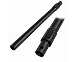 SQOON® telescopische zuigbuis 35 mm aluminium zwart geschikt voor Miele, Bosch, Siemens en Kärcher stofzuigers - lengte 590-1000 mm - met vierkante vergrendeling en kunststof bus