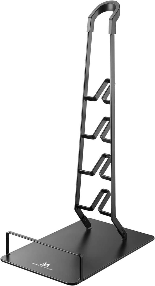 Stofzuiger Houder - Accessoire Stand - Opbergen Thuis - Geen Boren Nodig - 32.5 x 20.3 cm - Zwart — afbeelding 1