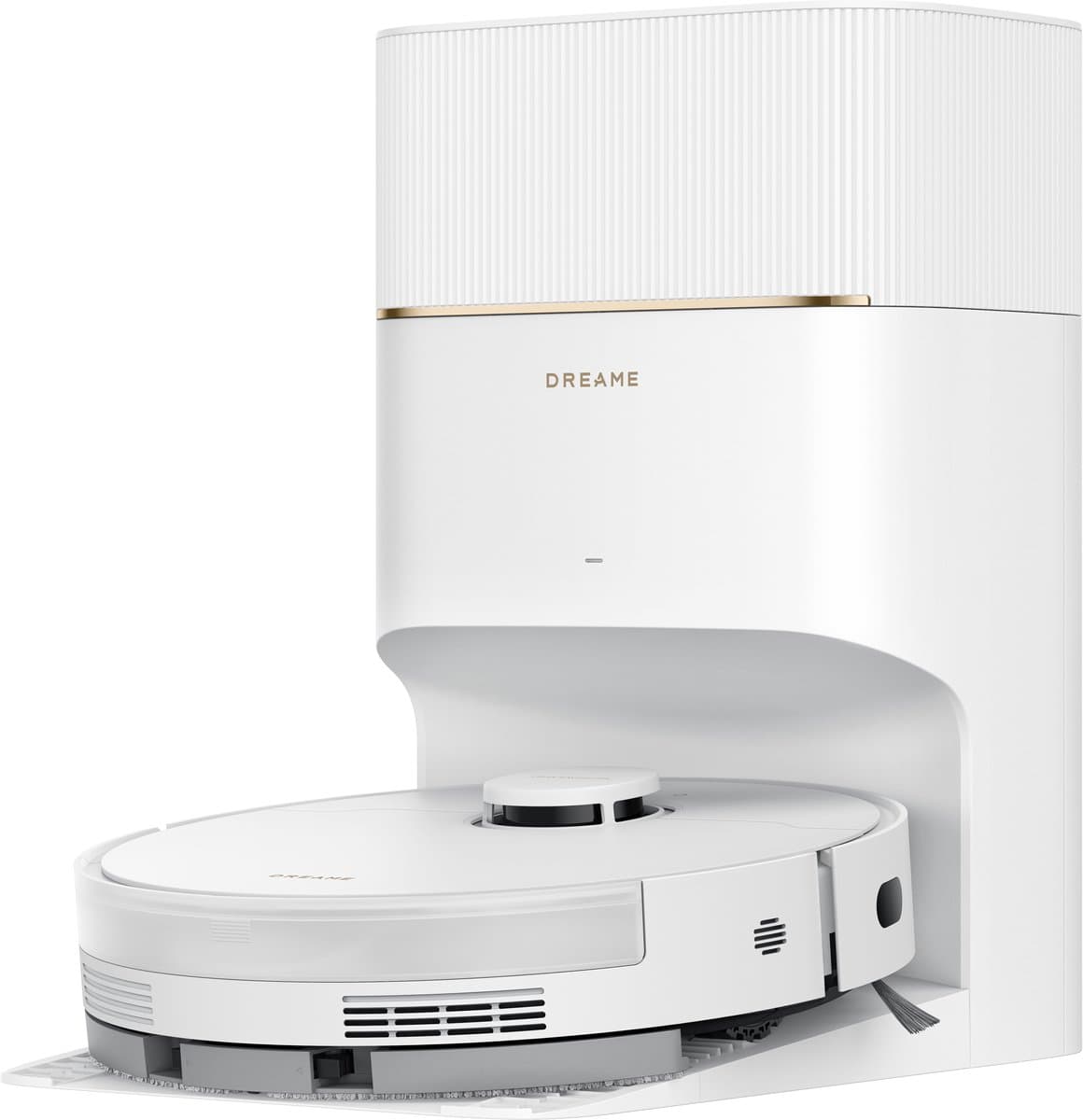 Dreame D20 Pro Plus - Robotstofzuiger met Dweil en Automatisch Leegstation - 13.000 Pa Zuigkracht - Anti-haarverstrikkingstechnologie - Wit — afbeelding 1