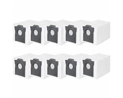 10 Stuks Stofzuigerzakken Voor Robotstofzuiger - Geschikt Voor Dreame L10 L10s L20 X20 X30 X40 X50 L40 L50 Ultra En Mova P10 E30 P50 V50 Ultra - 3,2 Liter Capaciteit - 4-Laagse Filterstructuur - Vervangende Stofzakken Voor Leegstation