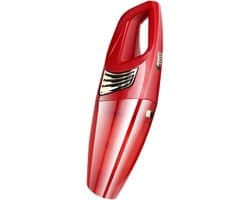 Draadloze Stofzuiger - Handstofzuiger Auto - Auto Interieur Reinigen - Sterke Zuigkracht - 35 x 11 x 11 cm - Rood