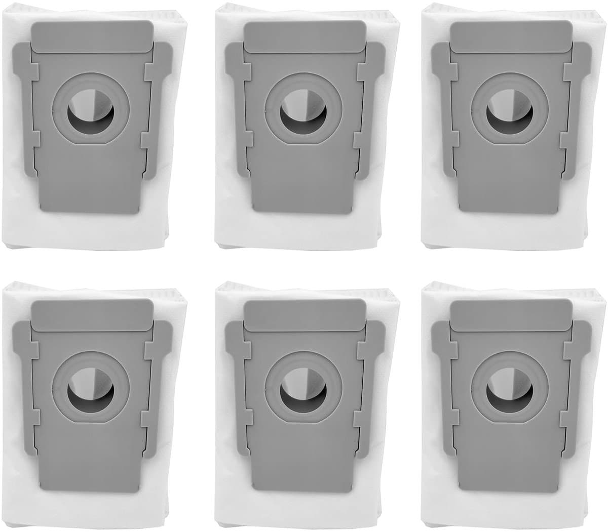 Dailygoods- Stofzuigerzakken 6 Stuks - Compatibel met iRobot Roomba i7/i3/i6+/i8+/S9+ - Automatische Vuilafvoerzakken - Clean Base - Eenvoudige Vervanging — afbeelding 1