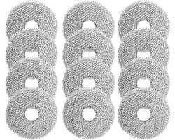 12 stuks dweilpads - reserveonderdelen voor Dreame L10 Ultra/ L10S Pro/ L10S Ultra/ L10S Pro Ultra Heat/ L20 L30 L40 L50 Ultra/ X30 X40 X50 Ultra - microvezel natte dweilpads -accessoires