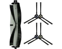 Roller Borstel Zijborstel kit voor Silvercrest SSR1 SSRA1 voor A9s A9 A7 A80 Plus A10s L100 Robotic Stofzuiger