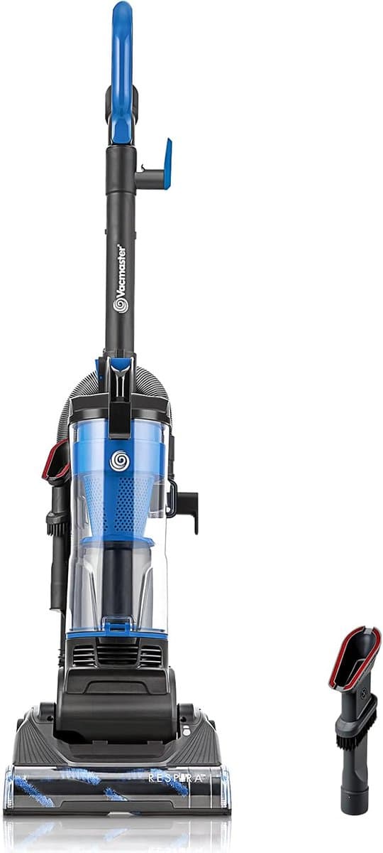 Zakloze Handstofzuiger - Lichtgewicht Stofzuiger - Meerdere Oppervlakken Reinigen - Grote Stofbeker - 15 Liter Capaciteit - Zwart/Blauw — afbeelding 1