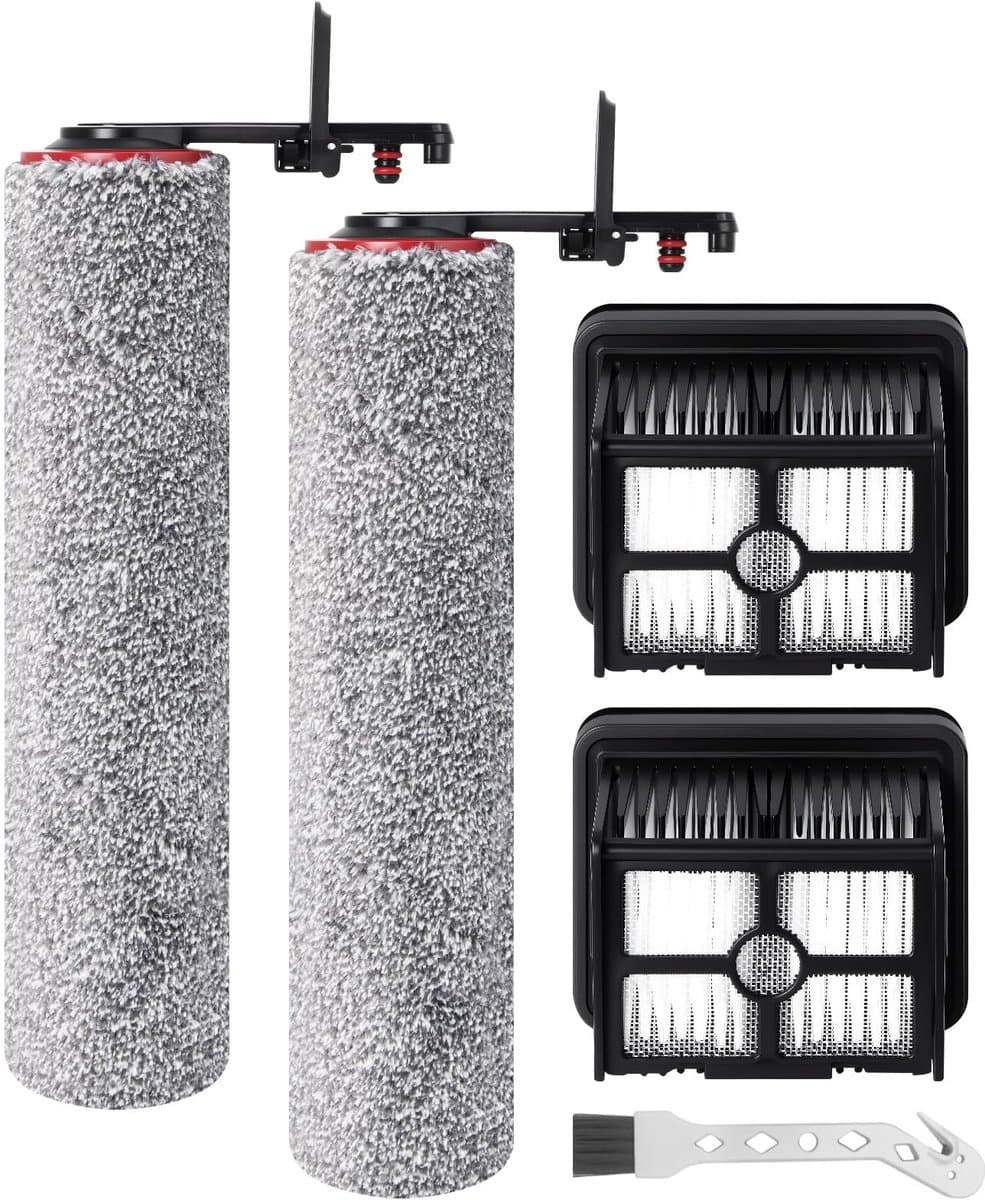 Dailygoods- Accessoires voor Dreame H15 Pro Heat - Reserveborstelrol - HEPA-filter - Reinigingsborstel - 2 Borstelrollen - 2 HEPA-filters - Stofzuigeraccessoires — afbeelding 1