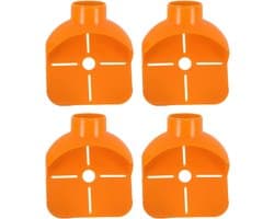 Boorstofzuiger Opvangbak - Gipsplaat Stofzuiger - Stofvrij Boren - Effectieve Stofafzuiging - Voor 35mm Mondstuk - Oranje