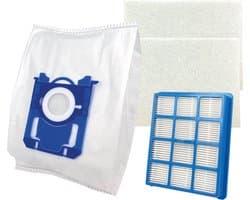 20 PARTS4® Stofzuigerzakken + HEPA & motorfilters geschikt voor Philips Performer Active | Complete set met 20 stofzuigerzakken, HEPA H12 filter en 2 motorfilters