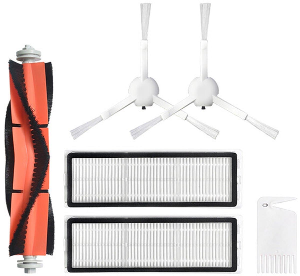 Geschikt voor Hepa-filterrol met zijborstel Geschikt voor Xiaomi Mijia 1C stofzuiger STYTJ01ZHM — afbeelding 1