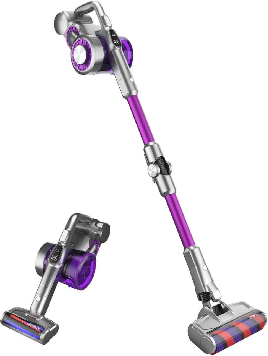 Draadloze stofzuiger met flexibele hoofdbuis en afneembare accu - 200 AW en LED-display — afbeelding 1