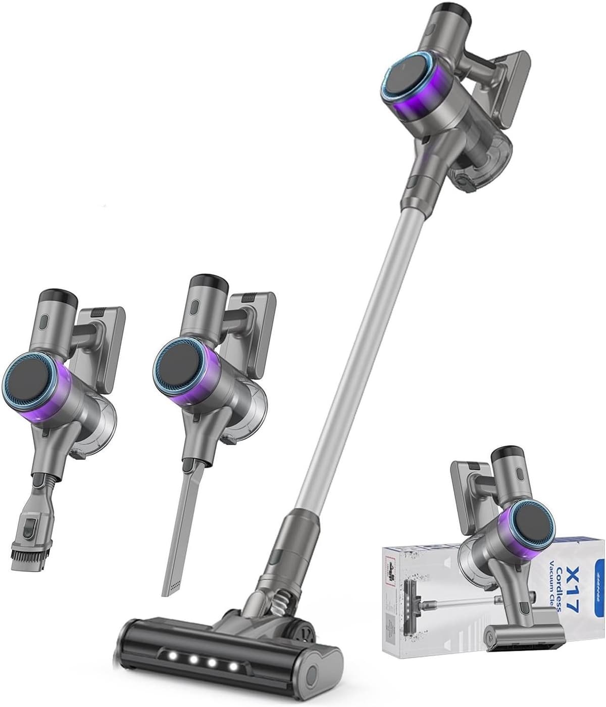 Draadloze Stofzuiger - 4-in-1 Elektrische Bezem - Voor Thuisgebruik — afbeelding 1