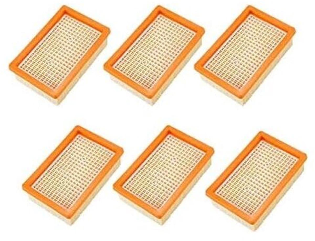 Set van 6 filters voor geschikt voor Kärcher MV4 MV5 MV6 WD4 WD5 WD6 stofzuigers, geschikt voor onderdelen, leverfilters — afbeelding 1