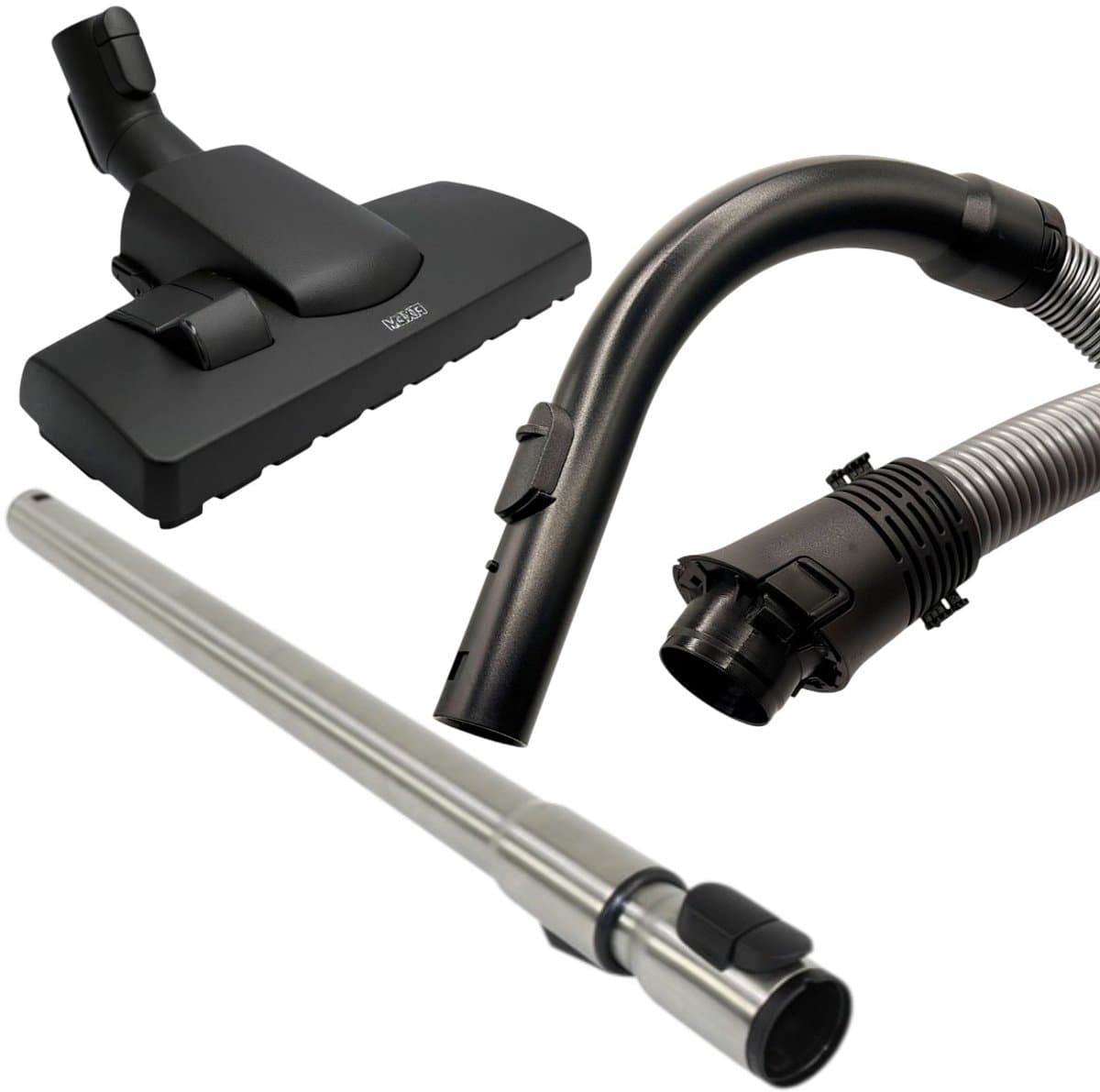 Fixem stofzuiger complete set met slang buis mond, geschikt voor Miele S4000 S5000 - stofzuiger slang telescoopbuis combimond 7330631 — afbeelding 1