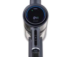 Severin HV 7179 S-Power Olymp Pro Snoerloze Stofzuiger – 30.000 Pa – 60 min Accuduur – LED Display – Steelstofzuiger met Auto Modus – Blauw