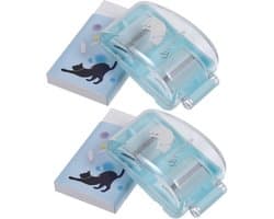 Mini Kruimelverzamelaars - Bureau Reinigers - Kantoor Schoonmaken - Set van 2 stuks - 5 cm - Hemelsblauw