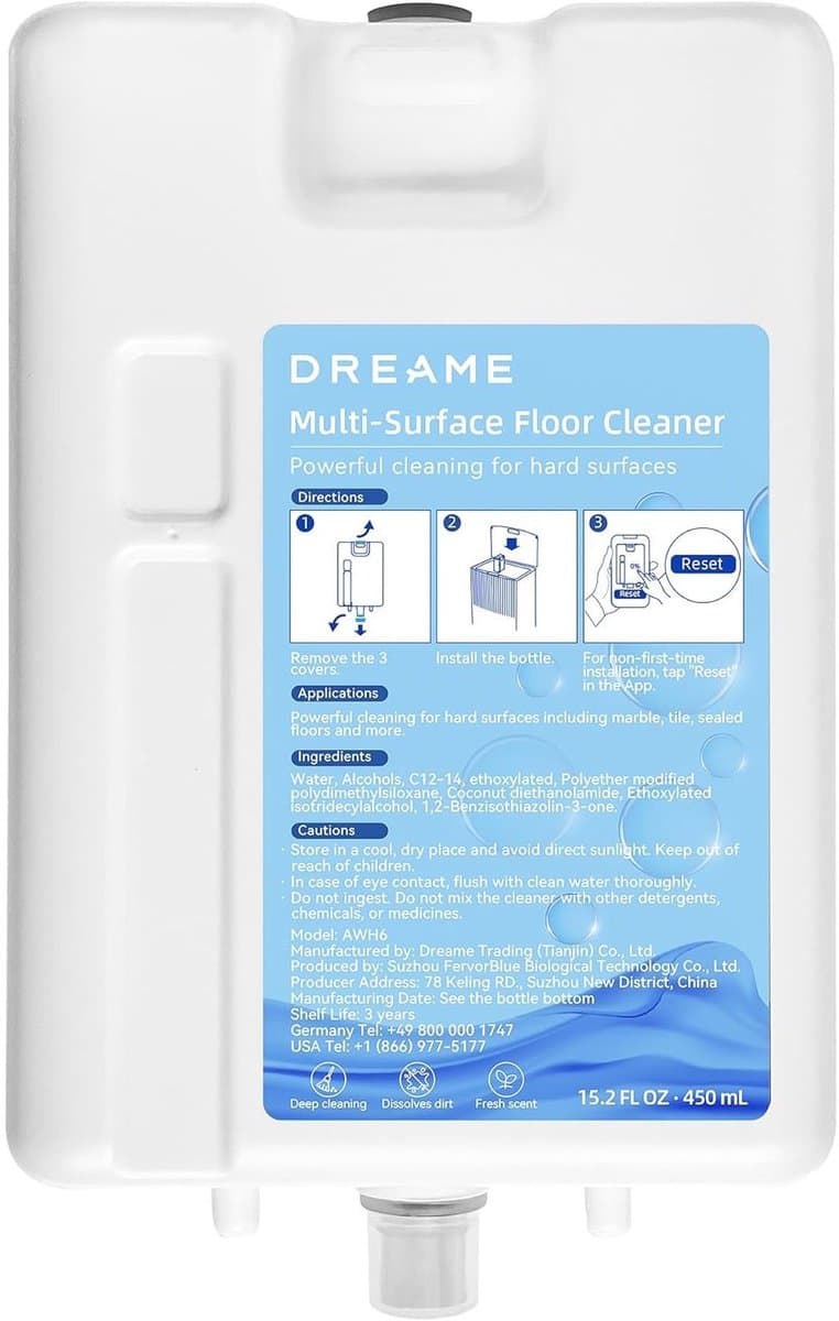 Dreame L20 Ultra en L30 Ultra Origineel Reinigingsmiddel (450ml, AWH6-450A) — afbeelding 1