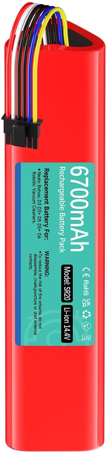 6700mAh Vervangingsbatterij voor Neato Botvac Connected D3/D5/D6/D7 — afbeelding 1