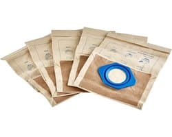 Nilfisk 5 Stofzuigerzakken 6,5L - Geschikt voor GM80C, GM80, GM90, GS80, GS90 en NI80 - Origineel Reserveonderdeel 82095000