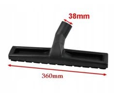 Industriële stofzuiger mondstuk met borstels DN38