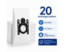 Kleanburg® - Stofzuigerzakken - Geschikt voor Bosch & Siemens - G-ALL - 20 stuks