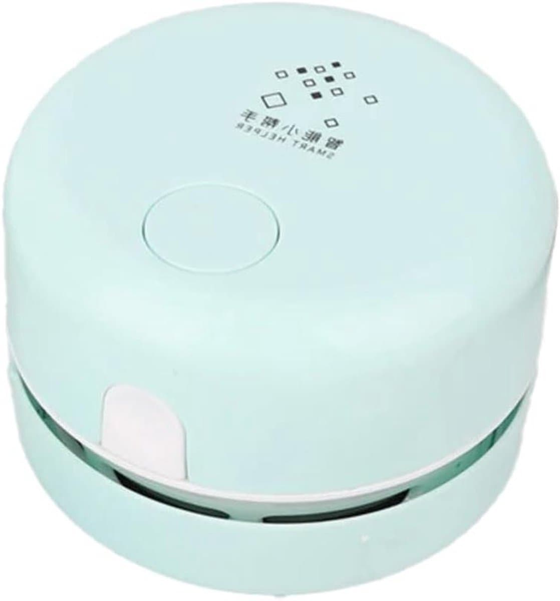 Mini Stofzuiger - Bureau Reiniger - Bureau Schoonmaken - Draagbaar en Compact - 9 x 9 x 6 cm - Groen — afbeelding 1