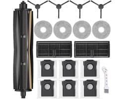 Accessoires voor Dreame L10s Pro Ultra Heat/L10s Ultra Gen 2/L40 Ultra AE/X30 Ultra, voor Mova E30 Ultra, 1 TriCut hoofdborstel, 6 stofzakken, 2 filters, 4 dweilen, 4 zijborstels
