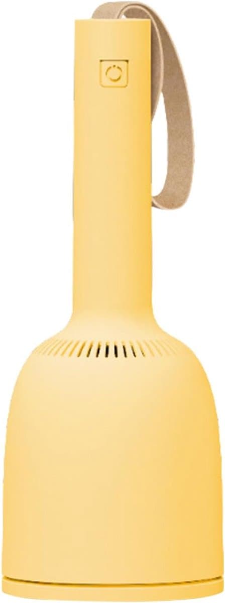 Handstofzuiger Draadloos - Mini Stofzuiger - Bureau Schoonmaken - Sterke Zuigkracht - 18.7 cm Hoog - Geel — afbeelding 1