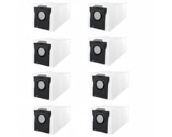 8 Stuks Stofzakken Geschikt voor Dreame D20 Plus & D20 Pro Plus - Vervangt RDB17 - 3L Stofzuigerzakken voor Afzuigstation