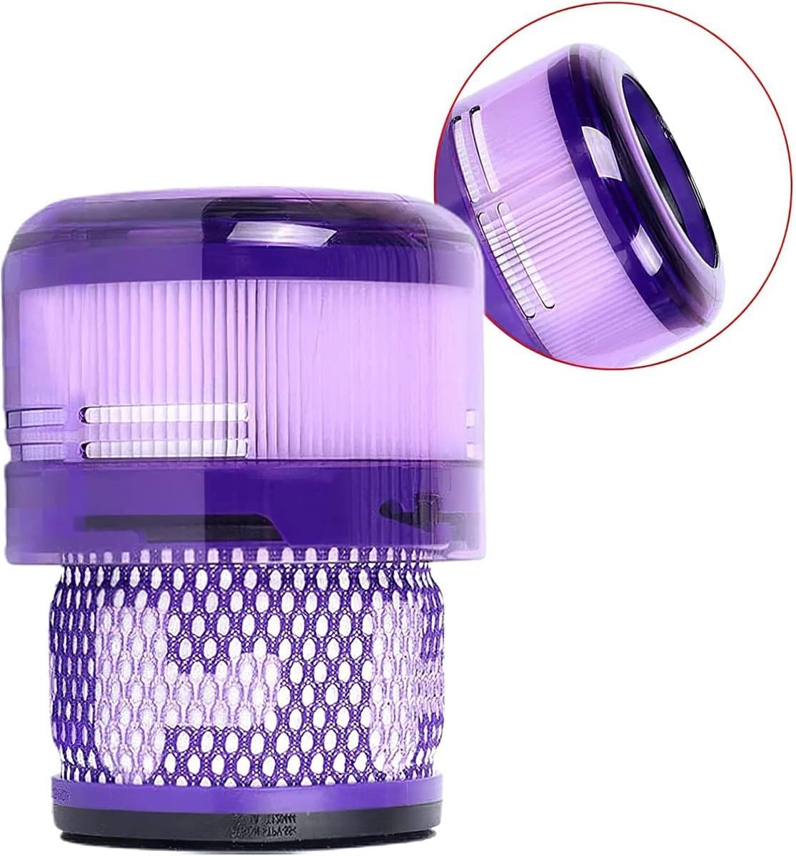 Stofzuigerfilter compatibel met Dyson Omni-glide+ | Omni-glide, SV19 stofzuiger - HEPA-filter paars - Promessa-Solutions — afbeelding 1
