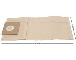 Dailygoods- Stofzuigerzakken 10 stuks - Geschikt voor Kärcher 2000E/3500E - Dubbelwandig - Vervanging 6.904-072 - Stofzuigeraccessoires - Gemaakt in Duitsland - Filterzakken